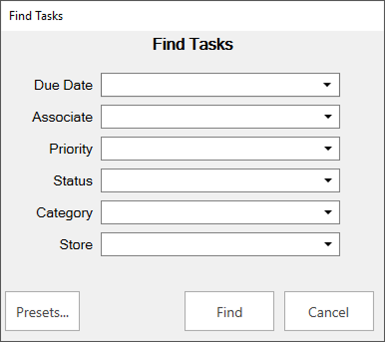Find Task Edge Knowledge Base > Associate > Associate Task > Finding and Editing ...