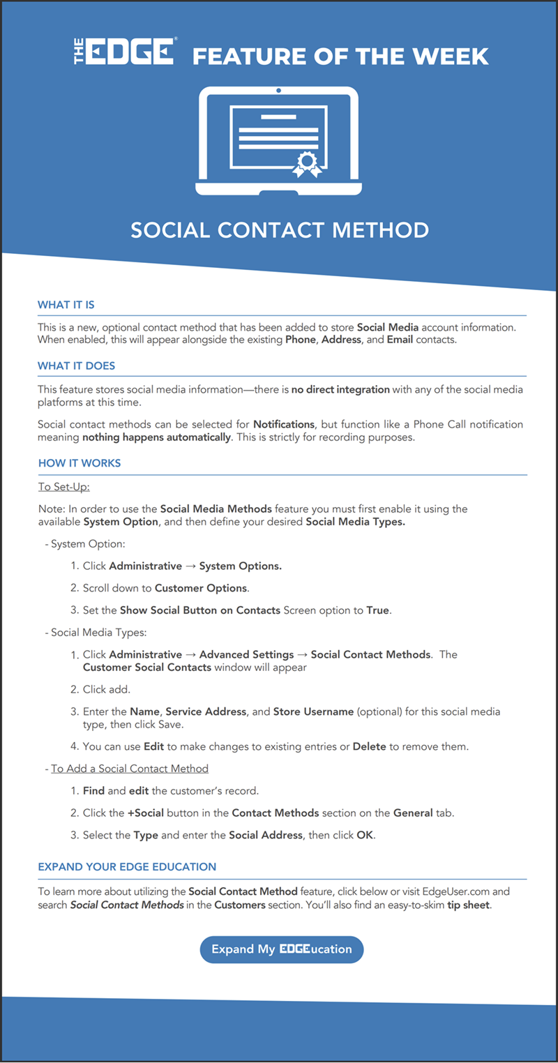 This Week Feature Edge News | Feature of the Week