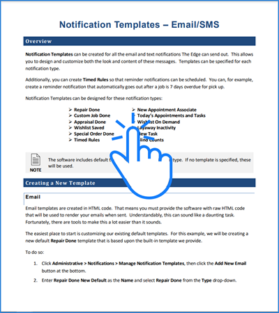 Informational Notification Edge Knowledge Base > Administrative > Notifications > Notification ...