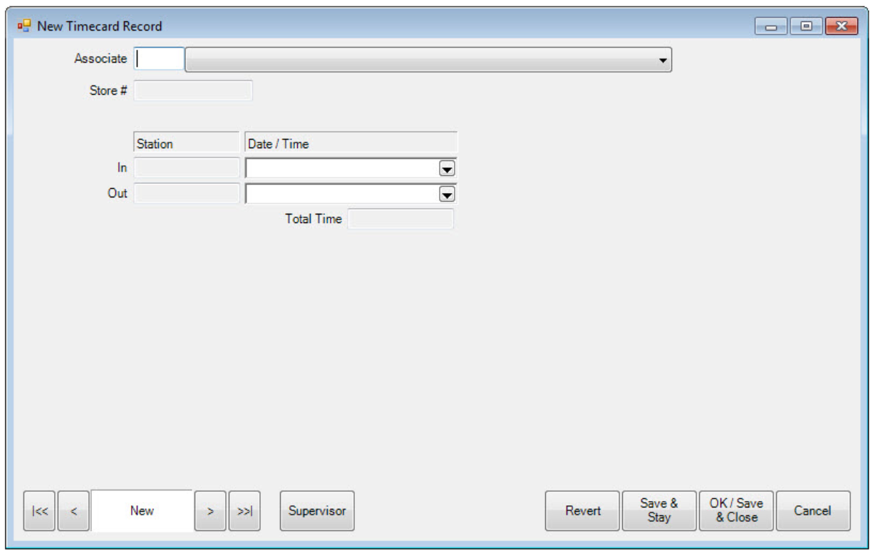 Edge Knowledge Base > Associate > Time Card > Time Card Supervisor Override